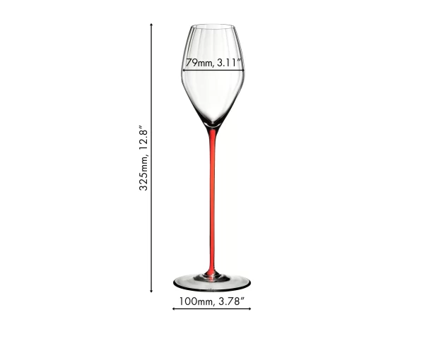 Copa RIEDEL High Performance Champagne Rojo - Imagen 4