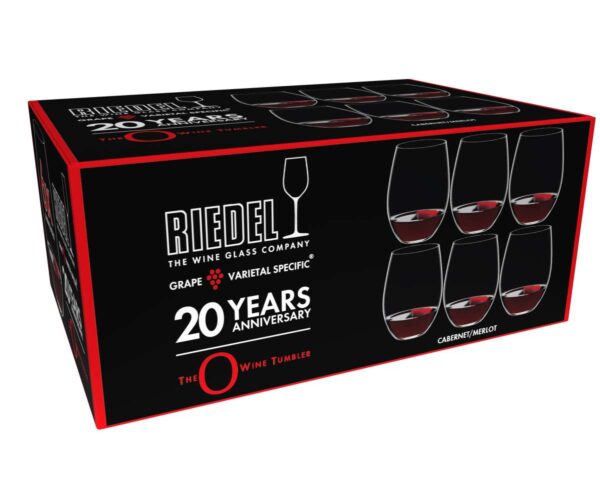 Set de 6 copas sin tallo RIEDEL O Cabernet/Merlot - Imagen 3