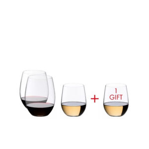 Set de 4 copas sin tallo RIEDEL O (2 Cabernet + 2 Chardonnay)